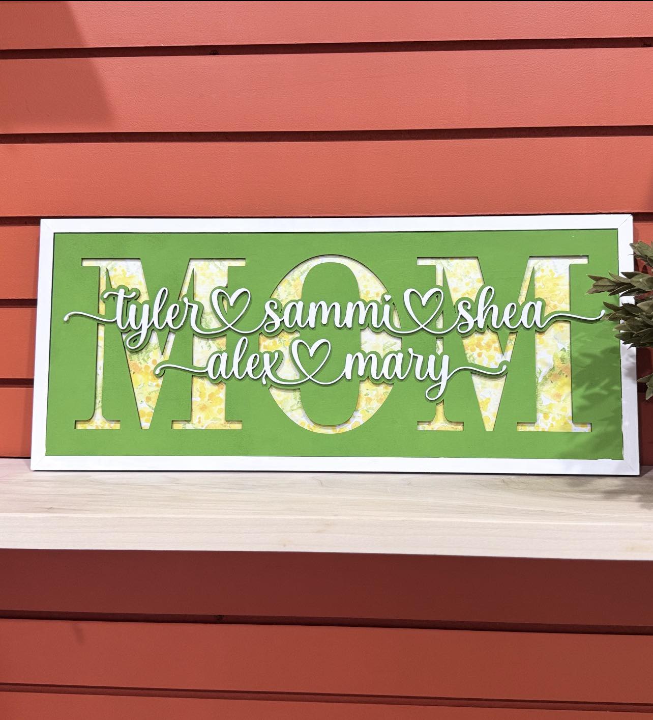 Celebrate Motherhood Personalized Sign