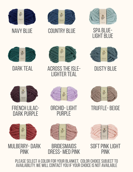 Chunky Yarn Color Choices