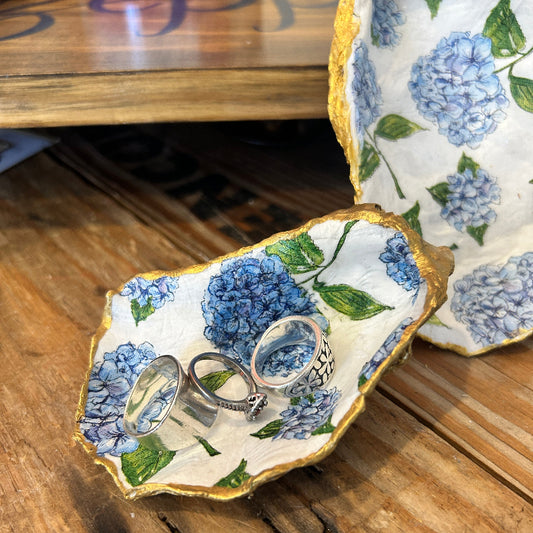 Decoupage Oysters- Floral