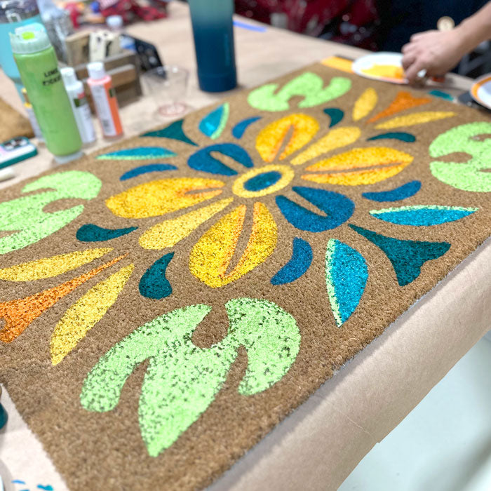 Floral Mandala Doormat