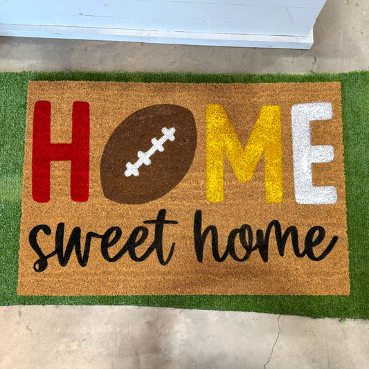 Doormat - Football Home Sweet Home - DIY0101S