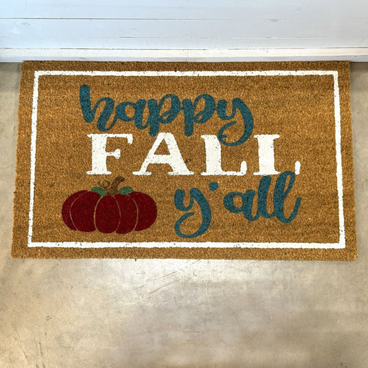Doormat - Happy Fall Y'all - DIY0102S