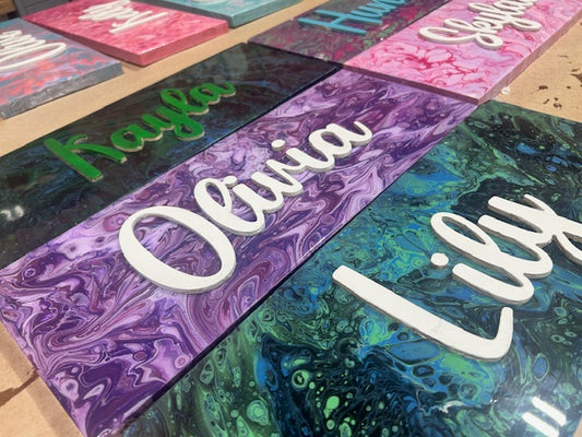 Paint Pour Epoxy Board