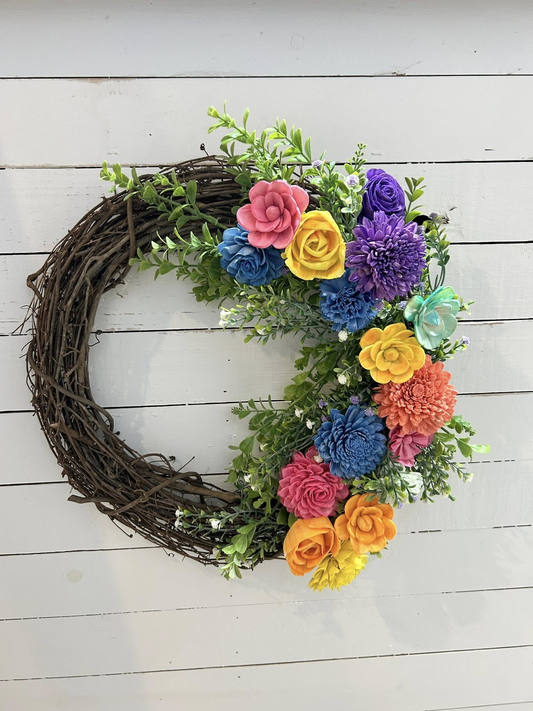 Sola Flower - Grapevine Wreath - DIY0071S