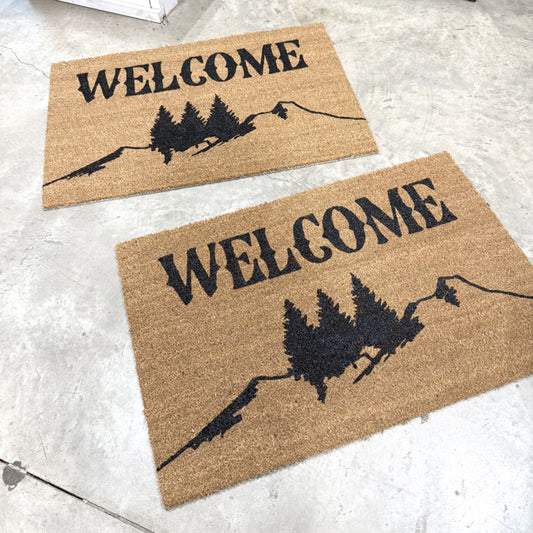 Doormat - Welcome Mountains - DIY0085S