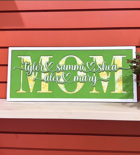 Celebrate Motherhood Personalized Sign