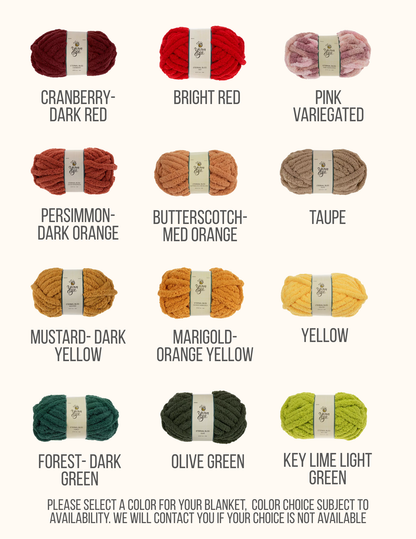 Chunky Yarn Color Choices