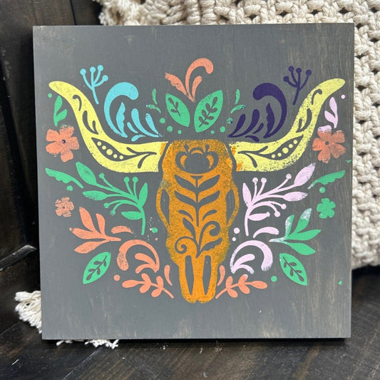 Cow Folk Art