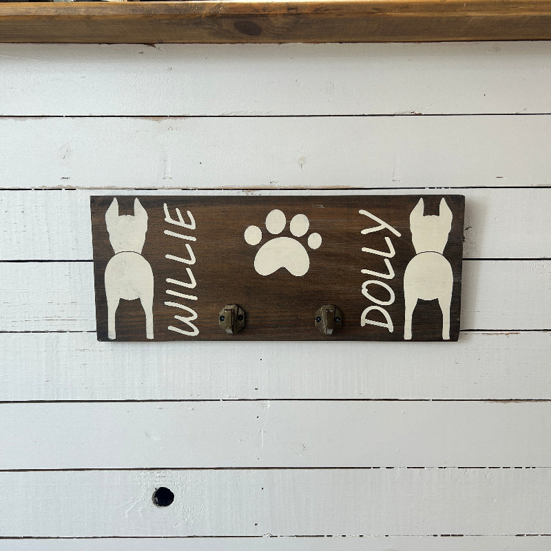 Dog Leash Holder Two Pets
