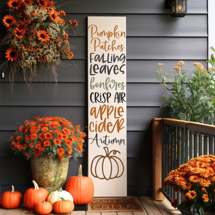 FallWordsPorchSign