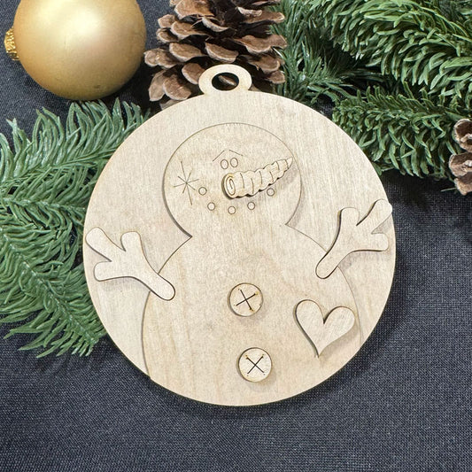 Ornament - Love Snowman