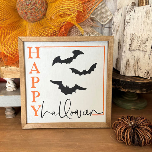 HappyHalloweenSmallFramedSign