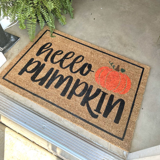 Hello Pumpkin - Doormat - DIY0100S