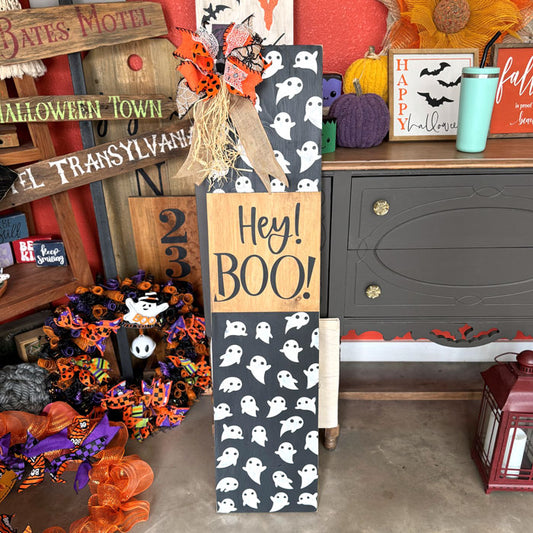 Hey Boo - Porch Sign - DIY0096S
