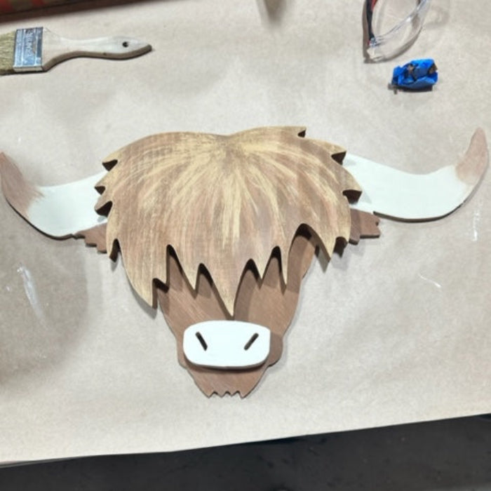 Highland Cow Head