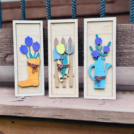 Working In The Garden Trio - Laser Project