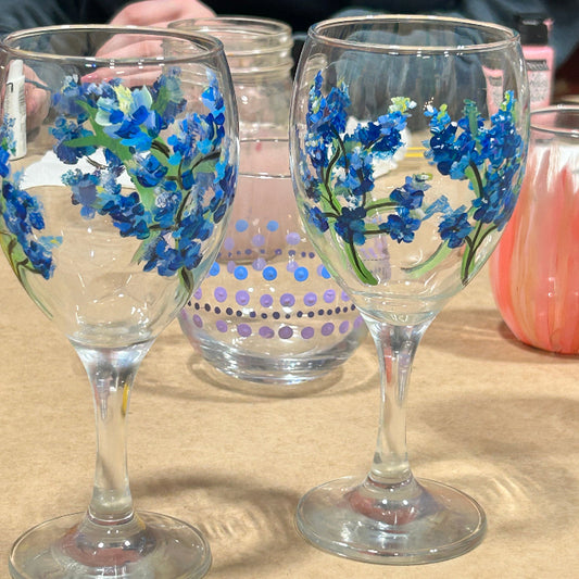 Painted Wine Glasses - DIY0114S
