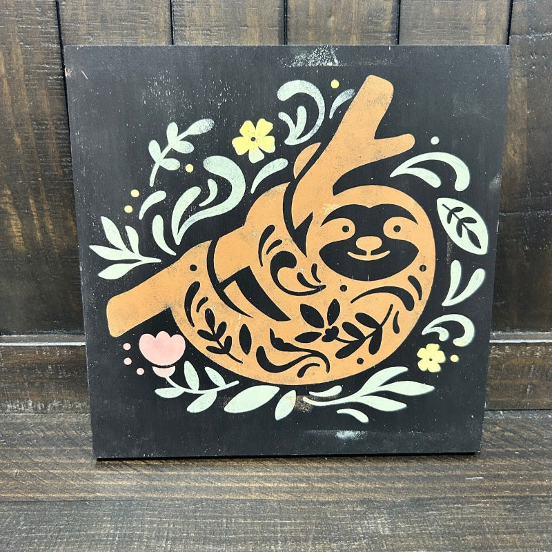 SlothFolkArt