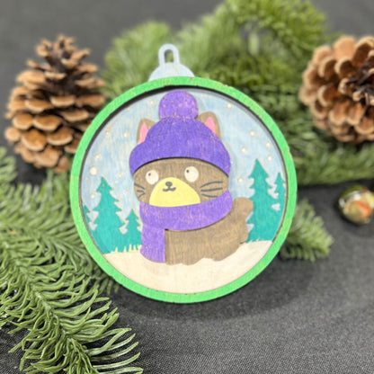 Ornament - Woodland Cat
