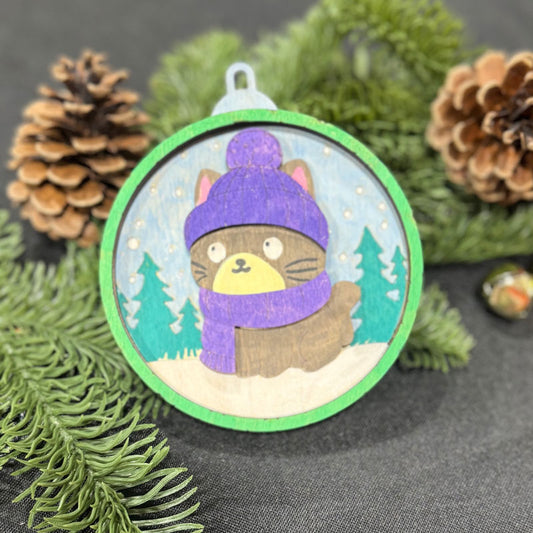 Ornament - Woodland Cat