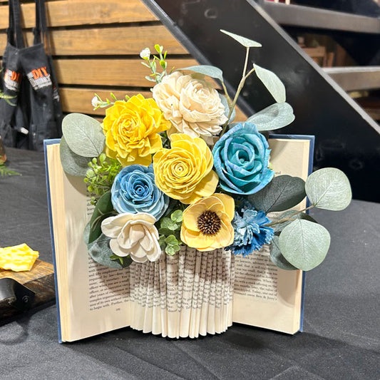 Book Vase - Sola Flowers - DIY0088S
